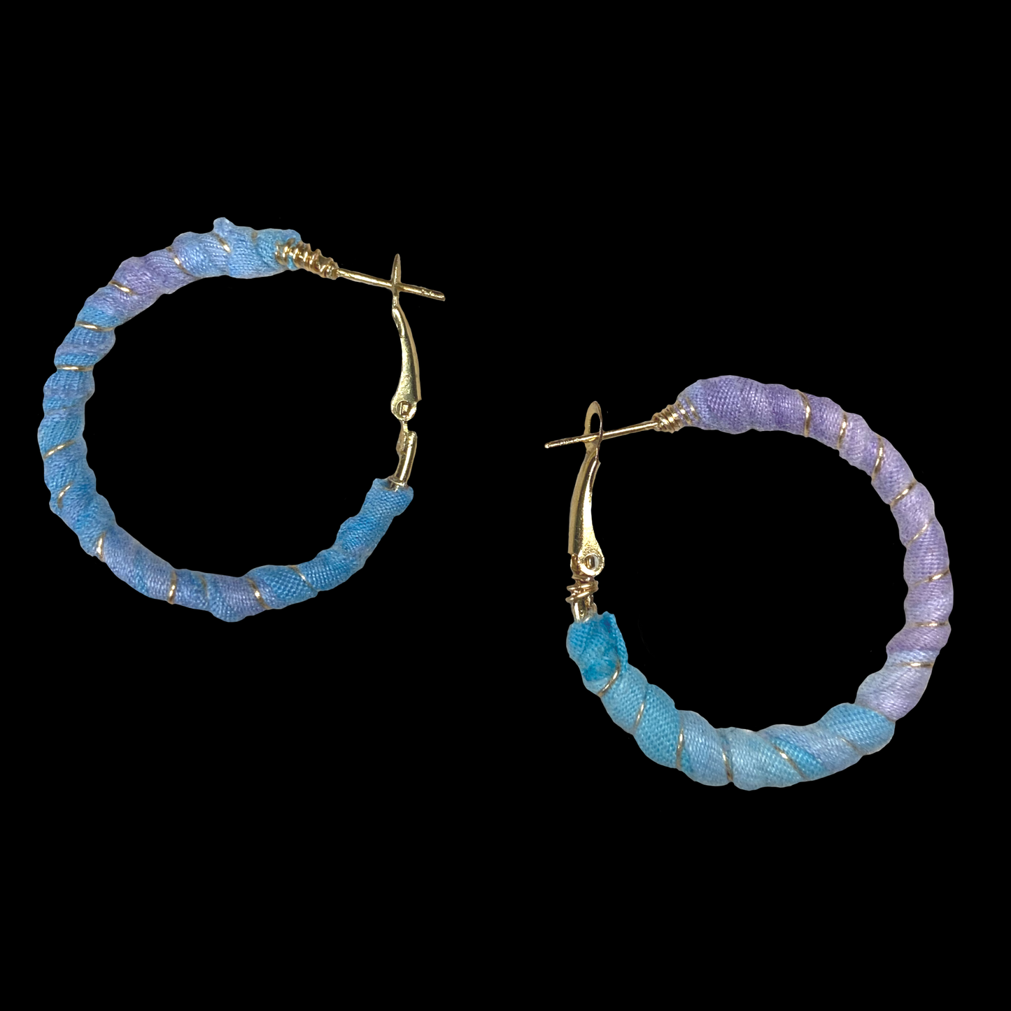 Lavender Sky Hoop Earrings