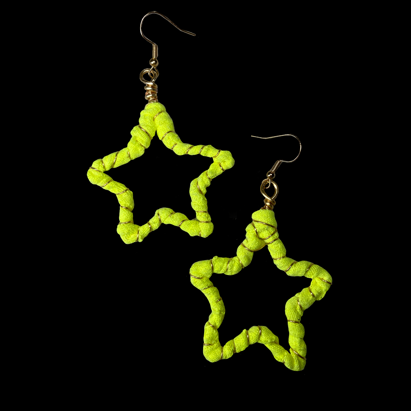 Neon Stars Earrings